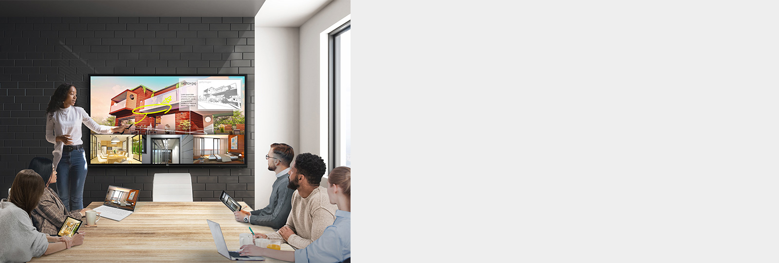 LG LED Display Home Spa