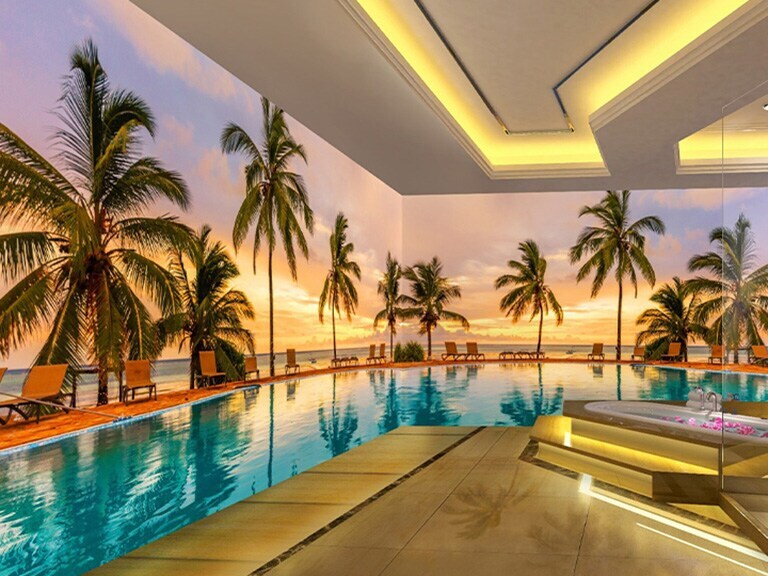 LG LED Display Home Spa