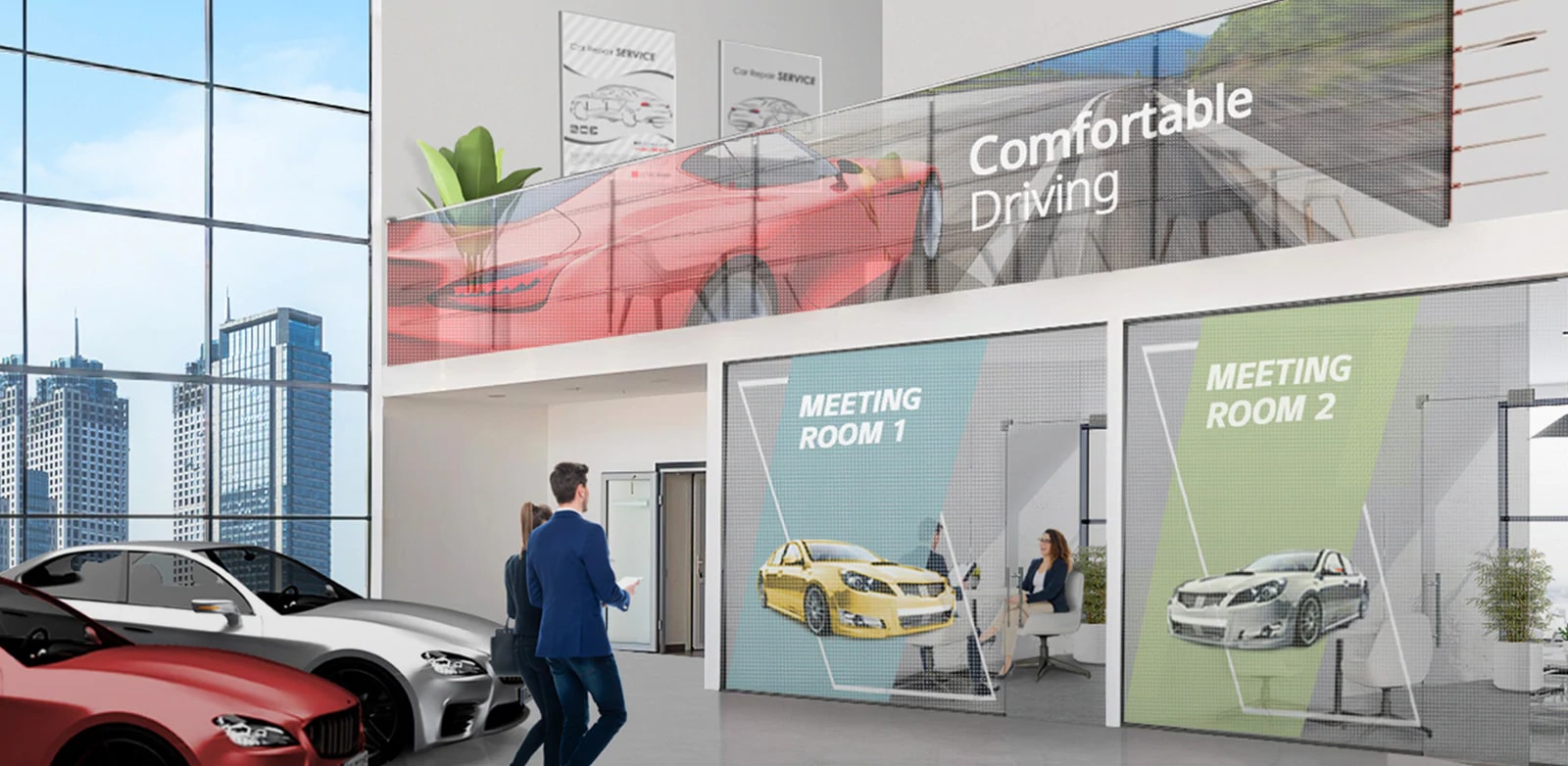 Da una nueva vida a un espacio transparente