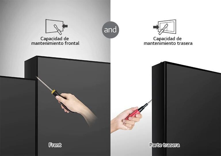 Capacidad de Mantenimiento Frontal o Trasero