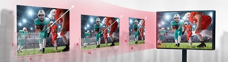 Relación de pantalla personalizada