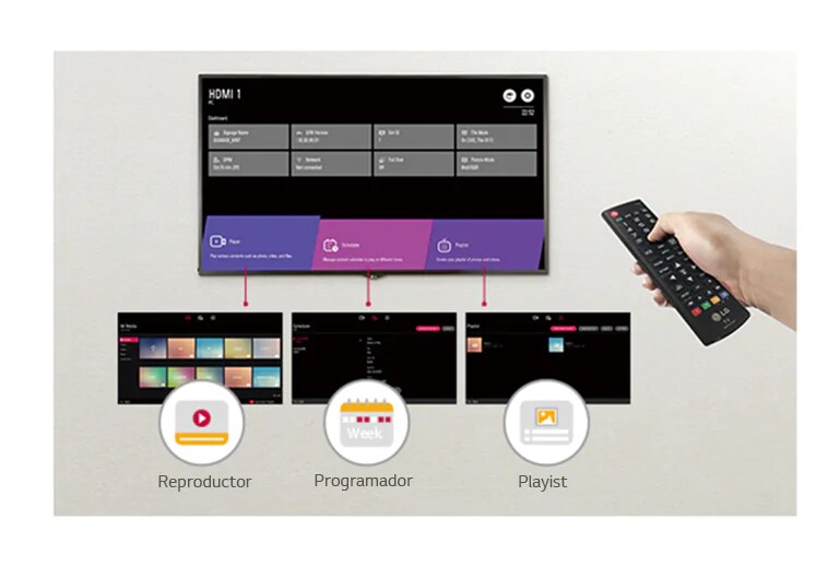 Menú de fácil manejo para la señalización digital2