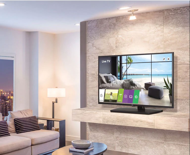 TV estándar de hotel con Pro:Centric SMART