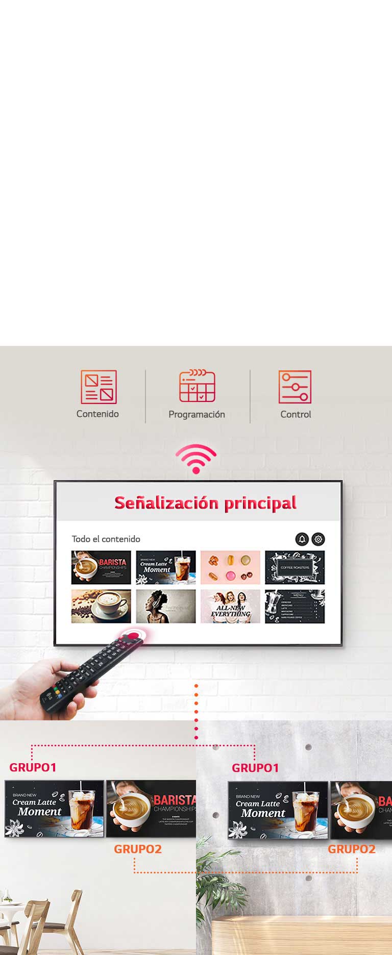 Gestión sencilla de contenido<br>2