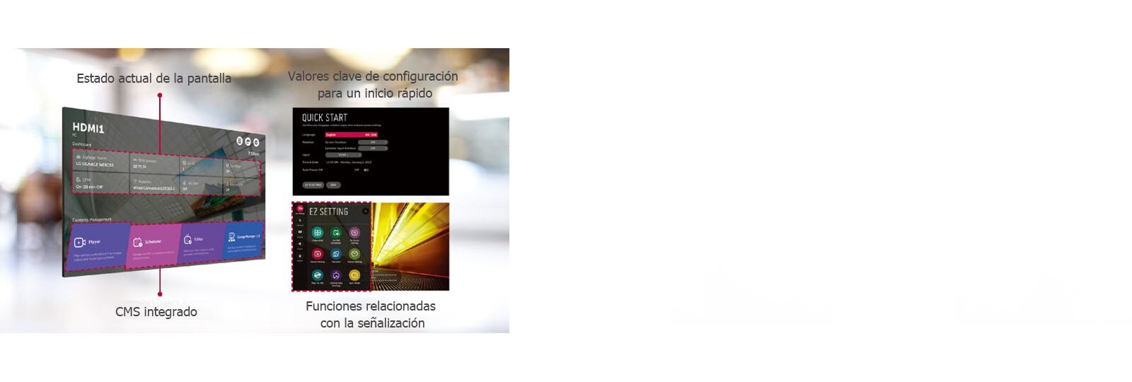 Se pueden realizar varias tareas en simultáneo con la interfaz gráfica de usuario intuitiva.