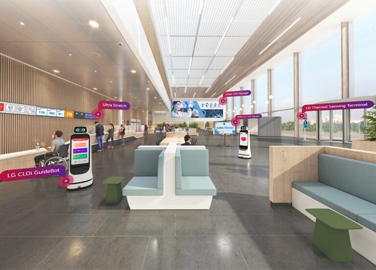 Explorar más de la sala de muestras en LG Digital Connect12