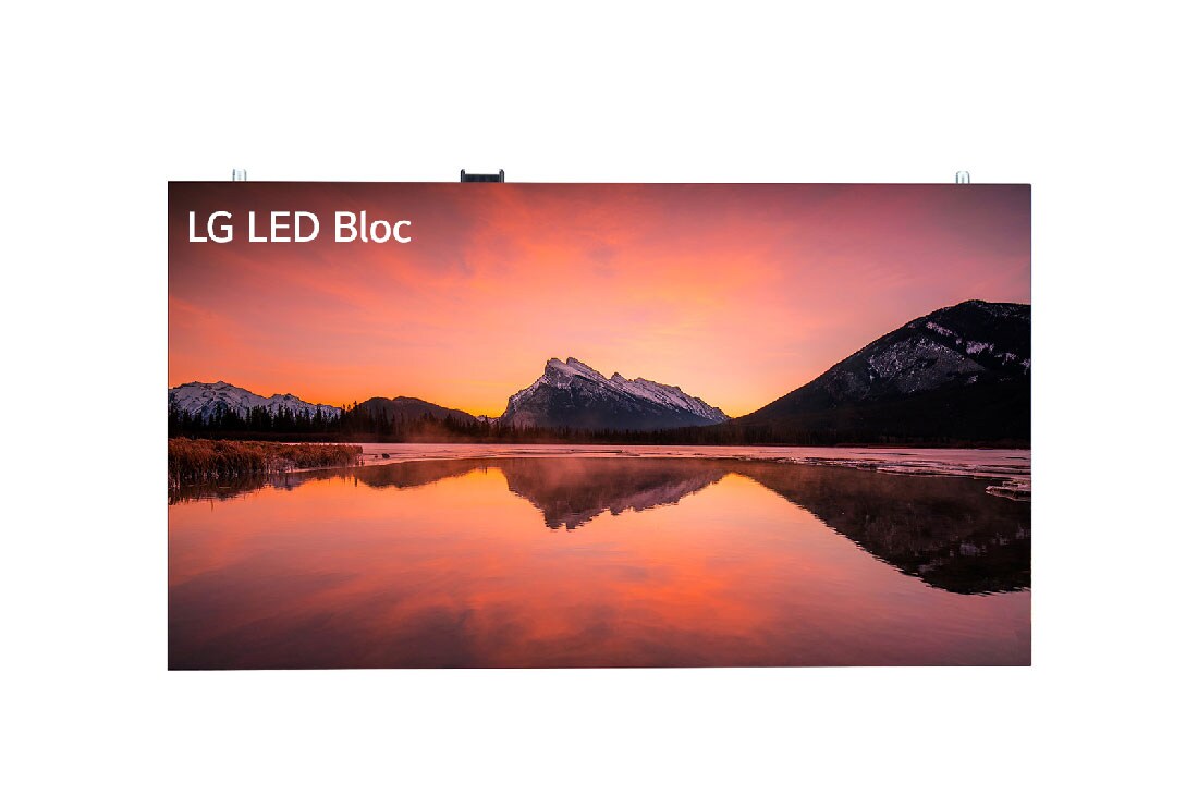 LG LED Bloc, vista frontal con inscreen, gabinete, LSAA015-NX2