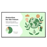 LG Pantalla de señalización UHD, Vista frontal con imagen de relleno, 49UM5N-E, thumbnail 1