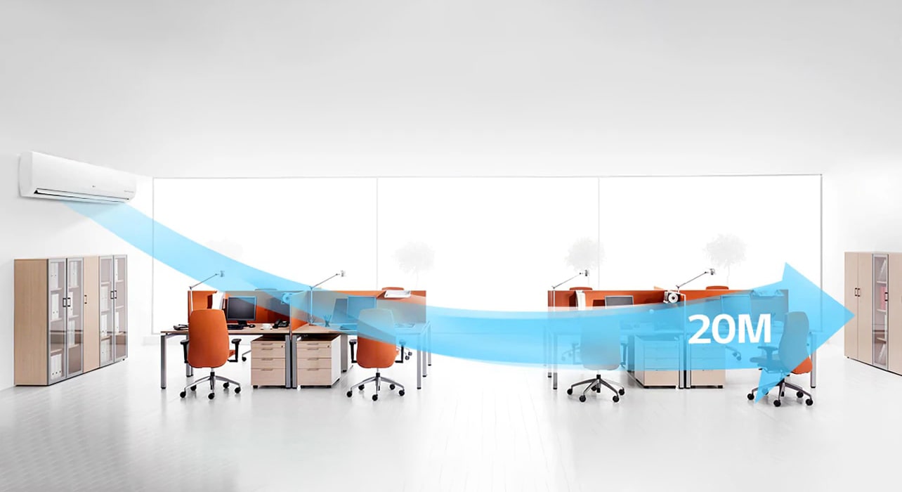 Potente refrigeración y calefacción