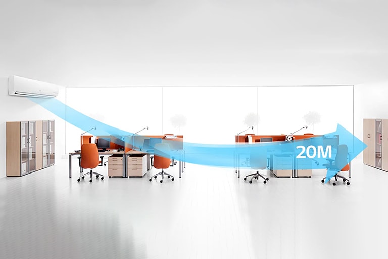 Potente refrigeración y calefacción