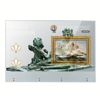 Pantallas Digitales de Señalización Táctil OLED transparente1