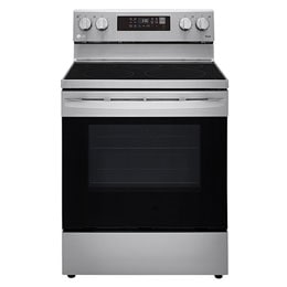 Imagen Frontal de la Cocina Eléctrica LG LREL6323S2