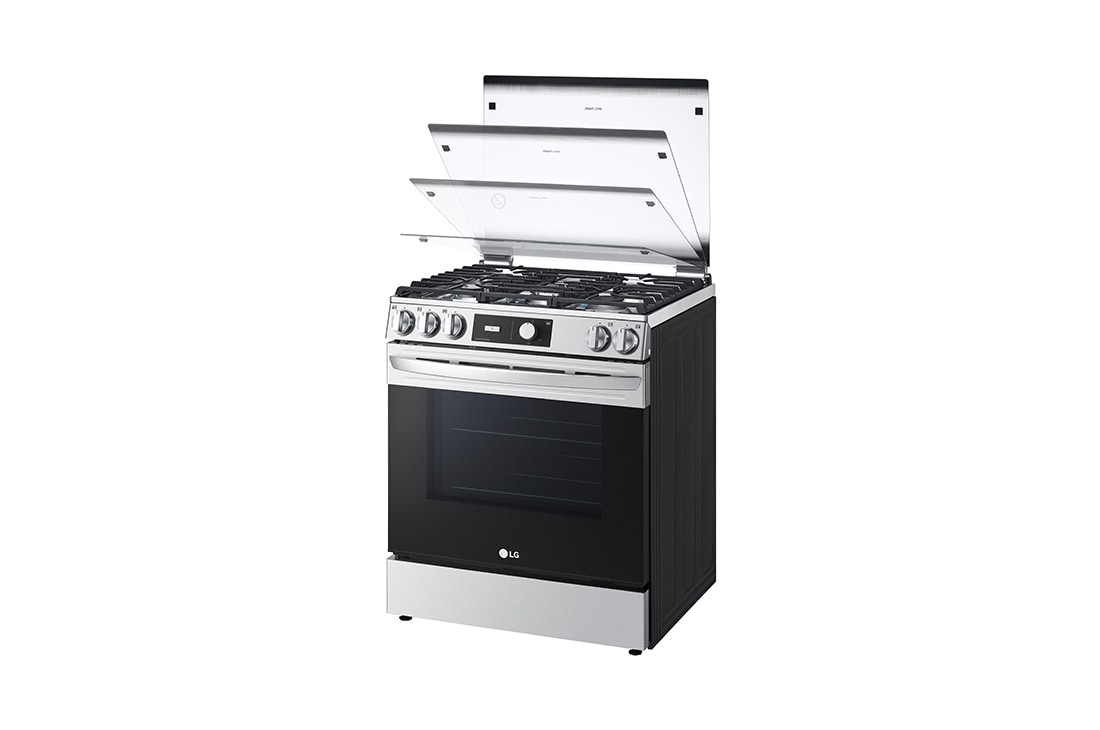LG Estufa a Gas de 5.8 p³  5/Triple Quemador EasyClean Plancha de hierro fundido, LRGL5843S, LRGL5843S, thumbnail 9