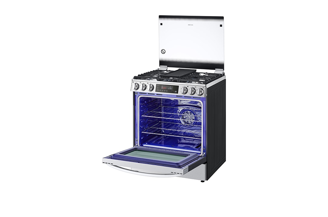 LG Estufa a Gas de 5.8 p³  5/Triple Quemador Freidora de aire ThinQ™ EasyClean , LRGL5845S, LRGL5845S, thumbnail 13