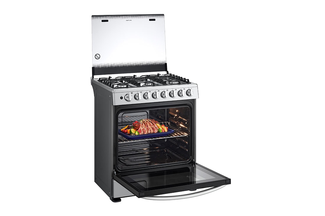 LG Estufa a gas 5.2pᶟ 6 Quemadores Puerta de Doble Capa tipo Espejo	, Lado Derecho, LRGZ5255S, thumbnail 12