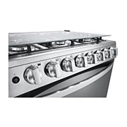 LG Estufa a gas 5.2pᶟ 6 Quemadores Puerta de Doble Capa tipo Espejo	, Superficie, LRGZ5255S, thumbnail 5