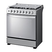 LG Estufa a gas 5.2pᶟ 6 Quemadores Puerta de Doble Capa tipo Espejo	, Lado Derecho Puerta Abierta_Comida 2, LRGZ5255S, thumbnail 11