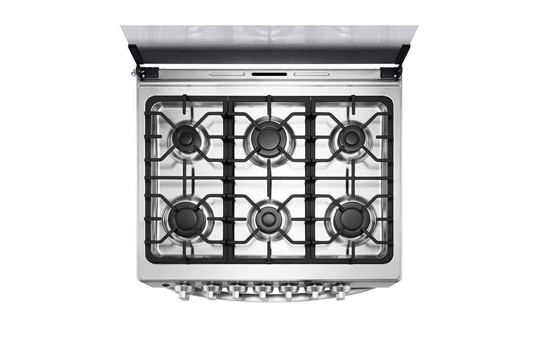 LG Estufa a Gas LG 5.2 pies cúbicos de 6 Quemadores, Perspectiva Superior, LRGZ5253S, thumbnail 7