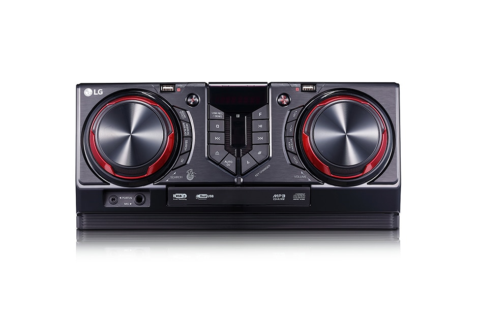 LG Minicomponente LG XBOOM CJ44 de 480 W de potencia RMS, Multi Bluetooth, TV Sound Sync, Karaoke, CJ44