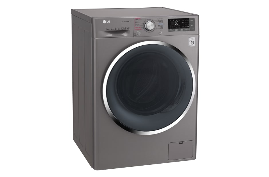 LG Lavasecadora Secadora Direct Drive Inverter con 10.5kg/6kg de Capacidad, Tecnología 6 Motion, color plateado, WD11EBS6, thumbnail 4