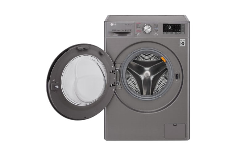 LG Lavasecadora Secadora Direct Drive Inverter con 10.5kg/6kg de Capacidad, Tecnología 6 Motion, color plateado, WD11EBS6, thumbnail 2