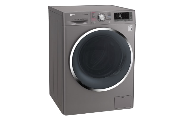 LG Lavasecadora Secadora Direct Drive Inverter con 10.5kg/6kg de Capacidad, Tecnología 6 Motion, color plateado, WD11EBS6, thumbnail 4