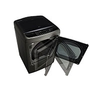LG 22kg Secadora a Gas de Carga Frontal con vapor & Smart ThinQ (Wi-Fi), Color acero negro, DT22BSSG, thumbnail 7