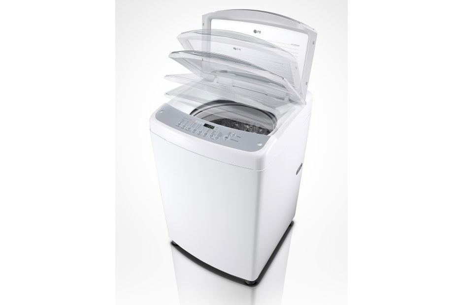 LG Lavadora Carga Superior, TurboDrum™, 17kg/ 37lbs, Color Blanco, WFS1719ET, thumbnail 5