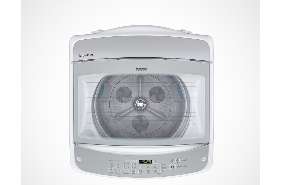LG Lavadora Carga Superior, TurboDrum™, 17kg/ 37lbs, Color Blanco, WFS1719ET, thumbnail 8