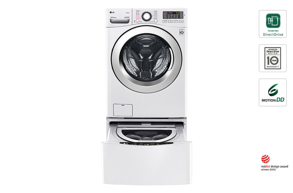 LG 20kg Lavadora Carga Frontal con Direct Drive Inverter & Smart Diagnosis™ Color Blanco, WM20WV6