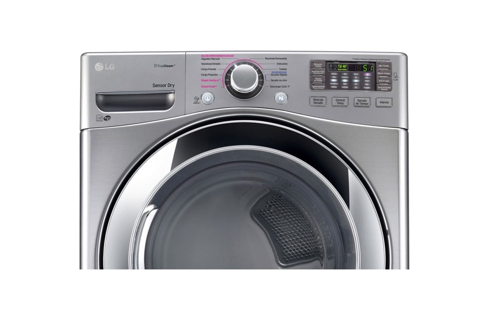 LG Secadora a Gas, 44lbs/20kg,Gran Capacidad, ciclos con vapor, Sensor de Secado, DF20VVS, thumbnail 5