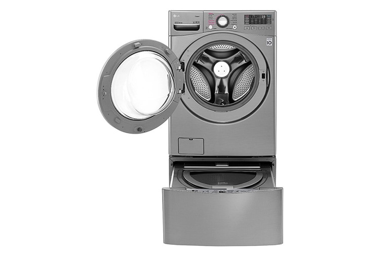 LG 20kg Lavadora Carga Frontal con Direct Drive Inverter & Smart Diagnosis™ Color Acero, WM20VVS6, thumbnail 4