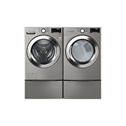 LG Pedestal para Lavandería de 27'' color Acero, vista de la lavadora, WDP4V, thumbnail 7