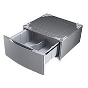 LG Pedestal para Lavandería de 27'' color Acero, vista del cajón lateral, WDP4V, thumbnail 3