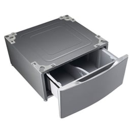 Pedestal de Almacenamiento LG WDP4V para lavadoras de 27", color Acero2