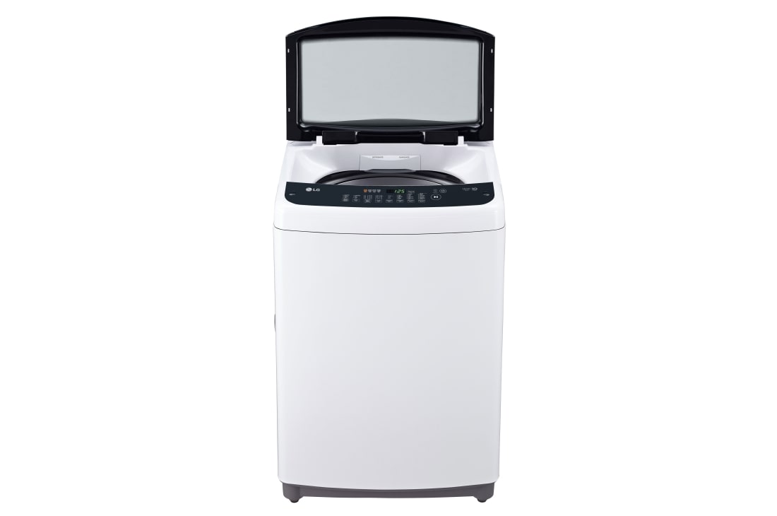 LG 18kg Lavadora Carga Superior, Smart Inverter, Smart Motion, TurboDrum™, Color Blanco, Imagen Frontal de Lavadora de Carga Superior LG WT18WSBP con Smart Inverter con puerta abierta| LG Ecuador, WT18WSBP, thumbnail 2