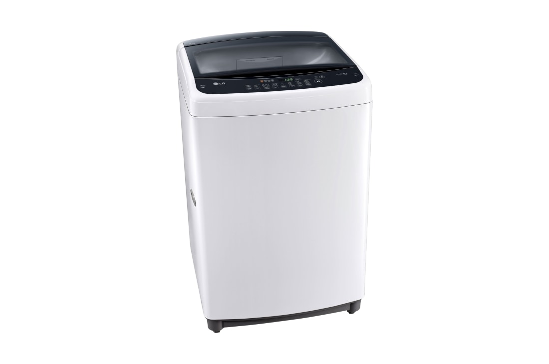 LG 18kg Lavadora Carga Superior, Smart Inverter, Smart Motion, TurboDrum™, Color Blanco, Perspectiva Frontal Superior de Lavadora de Carga Superior LG WT18WSBP con Smart Inverter | LG Ecuador, WT18WSBP, thumbnail 10