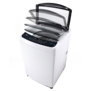 LG 18kg Lavadora Carga Superior, Smart Inverter, Smart Motion, TurboDrum™, Color Blanco, Perspectiva Lateral con la puerta abierta de Lavadora de Carga Superior LG WT18WSBP con Smart Inverter | LG Ecuador, WT18WSBP, thumbnail 7