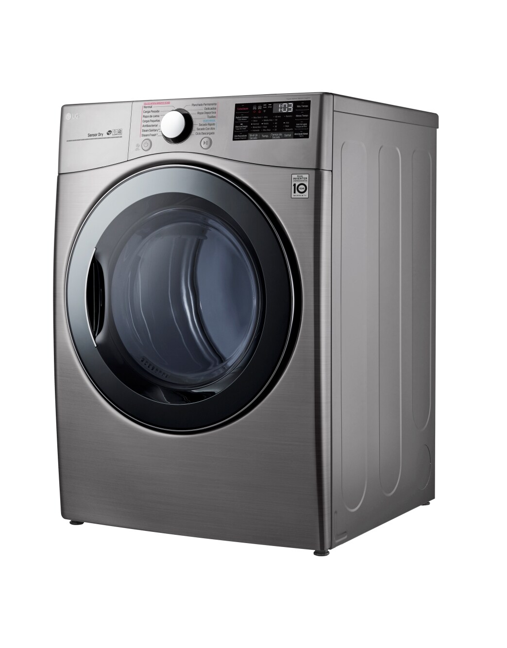 LG 22kg Secadora a Gas de Carga Frontal con vapor & SmartThinQ(Wi-Fi