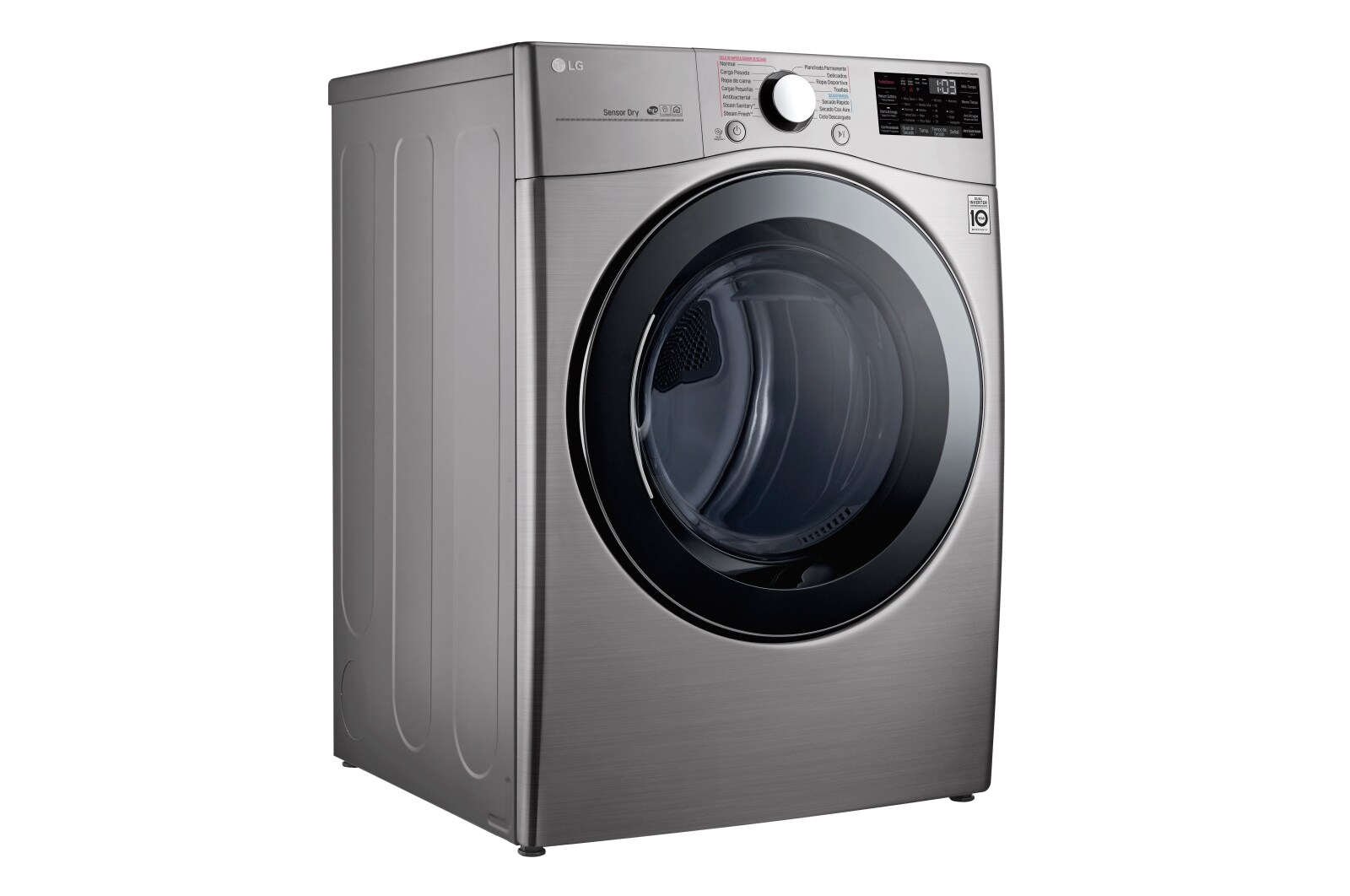 LG 22kg Secadora a Gas Carga Frontal con vapor & SmartThinQ(Wi-Fi