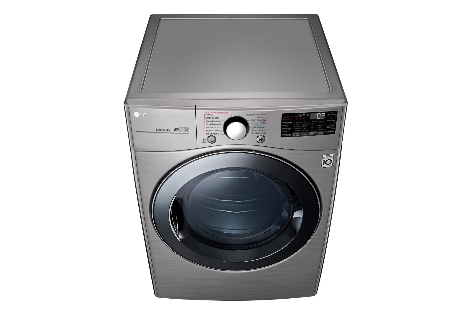 LG 22kg Secadora a Gas de Carga Frontal con vapor & SmartThinQ(Wi-Fi