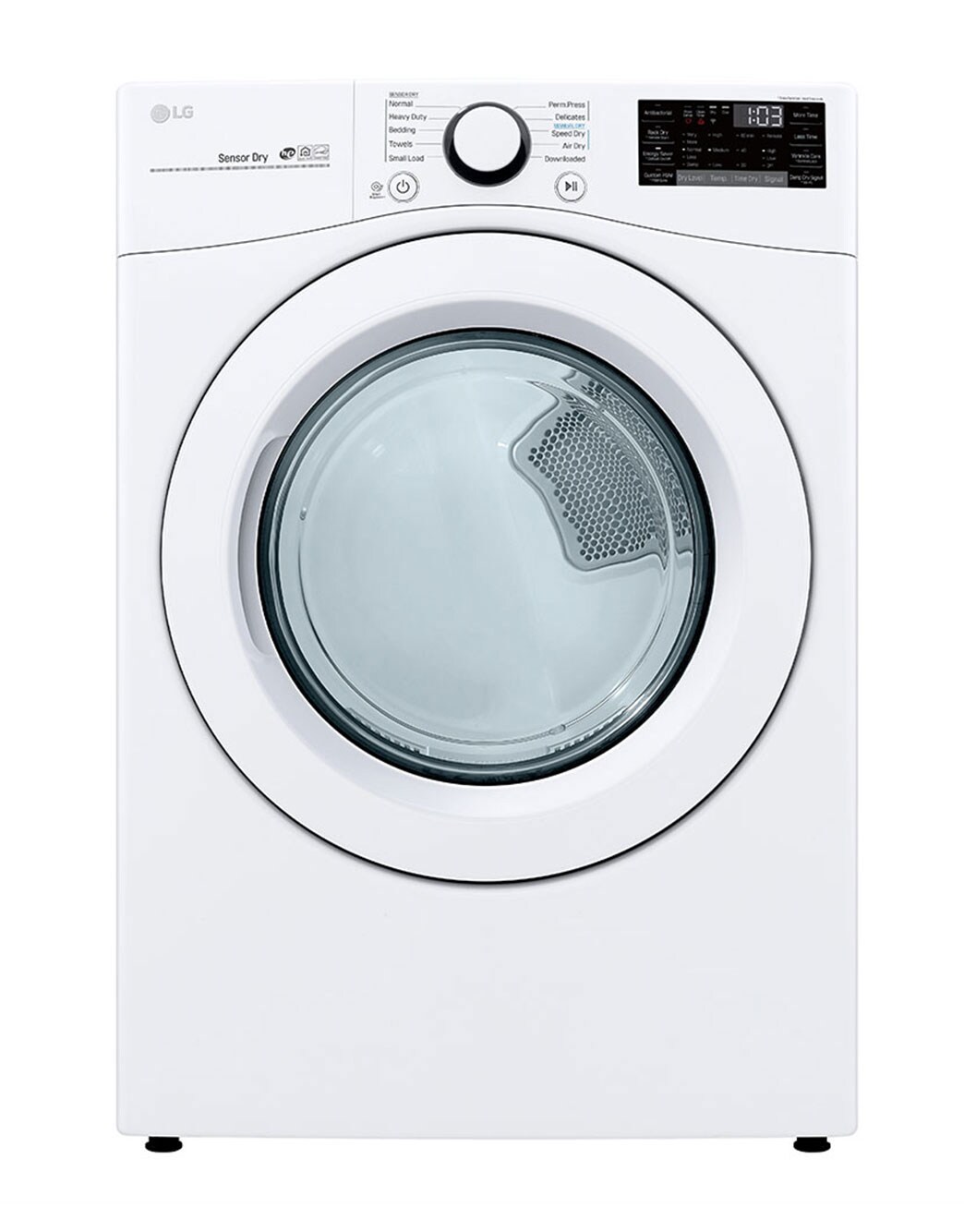LG 22kg Secadora a Gas de Carga Frontal & SmartThinQ(Wi-Fi), Color