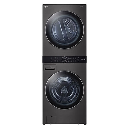 La imagen muestra una LG WashTower