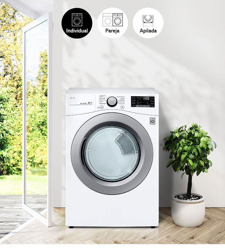 Secadora a Gas LG DF20VV2W de 48lbs/22kg LG Ecuador
