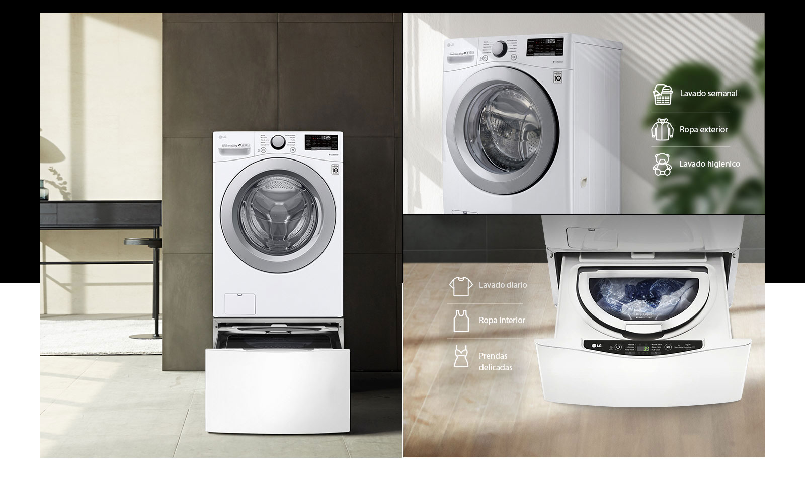 Compatible con TWINWash™ mini<br>* No incluye la mini lavadora. 