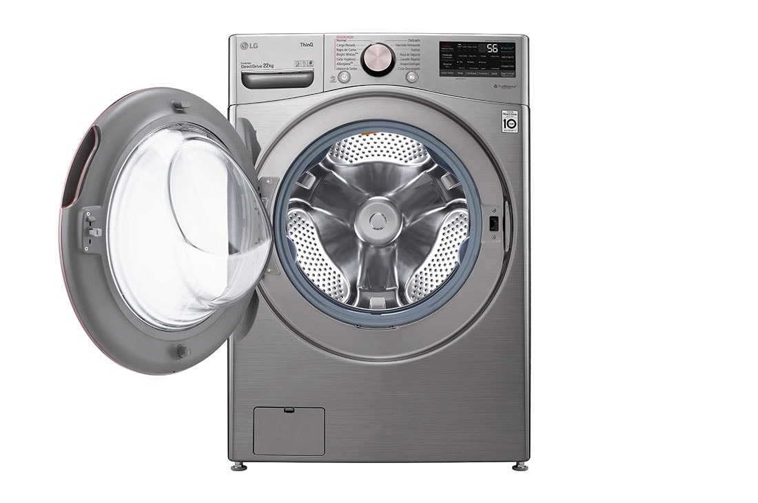 LG Lavadora Carga Frontal 22kg LG WM22VV2S6BR Direct Drive 6 Motion DD plateado, WM22VV2S6BR, WM22VV2S6BR, thumbnail 2