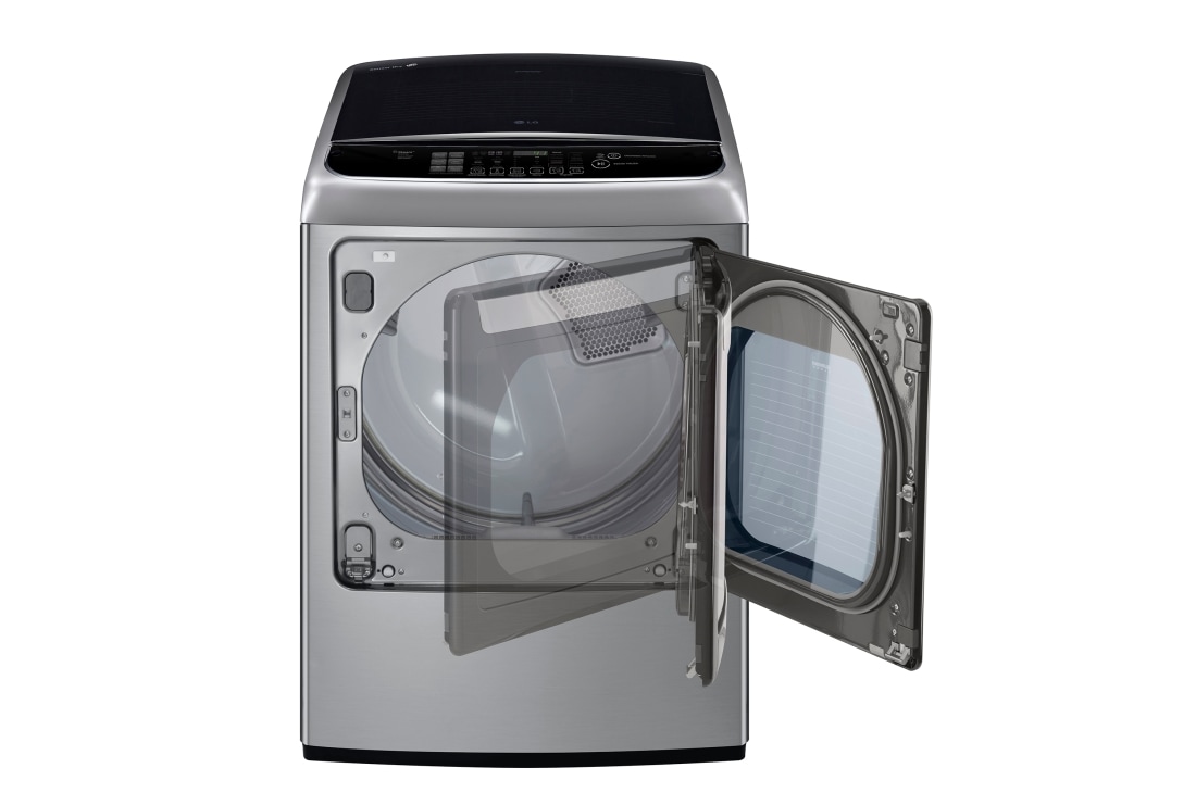 LG 21kg Secadora Eléctrica de Carga Frontal LG DT21VSE, Sensor Dry, Smart Diagnosis, Color Acero Inoxidable, Vista Frontal Puerta Abierta Lateral 21kg Secadora Eléctrica de Carga Frontal LG DT21VSE, Sensor Dry, Smart Diagnosis, Color Cromado, DT21VSE, thumbnail 3