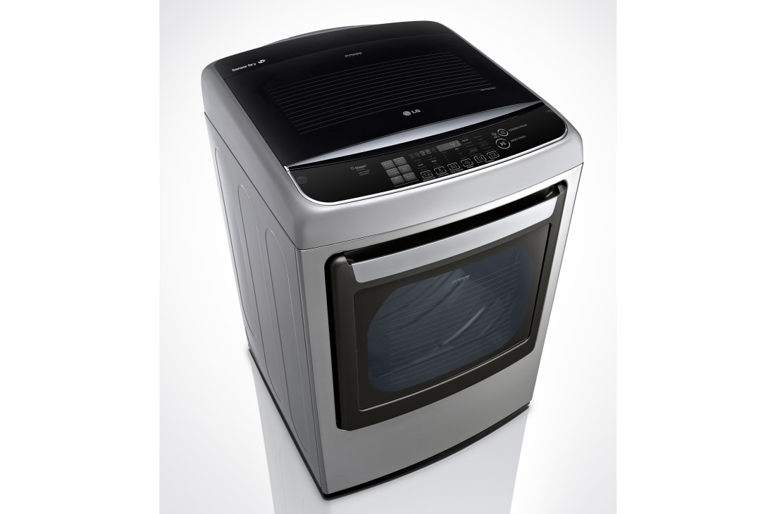 LG 21kg Secadora Eléctrica de Carga Frontal LG DT21VSE, Sensor Dry, Smart Diagnosis, Color Acero Inoxidable, Vista Ángulo 21kg Secadora Eléctrica de Carga Frontal LG DT21VSE, Sensor Dry, Smart Diagnosis, Color Cromado, DT21VSE, thumbnail 4