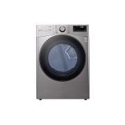 LG 22kg Secadora a Eléctrica de Carga Frontal con TurboSteam™ & SmartThinQ(Wi-Fi), Color Acero, Puerta de Vidrio templado, vista frontal, DF22VV2SBRE, thumbnail 1