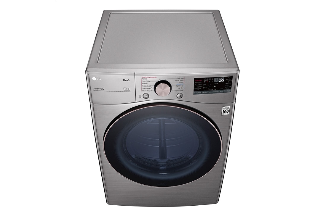 LG 22kg Secadora Eléctrica de Carga Frontal con TurboSteam™ & SmartThinQ(Wi-Fi), Color Stainless Steel, Puerta de Vidrio templado, DF22VV2SBRE, DF22VV2SBRE, thumbnail 10